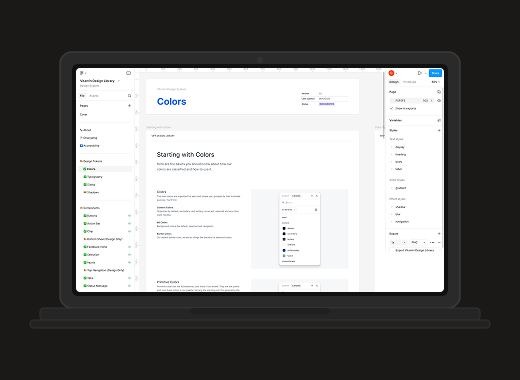 MyFitnessPal design system in Figma